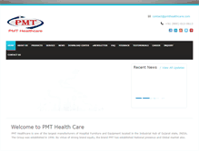 Tablet Screenshot of pmthealthcare.com
